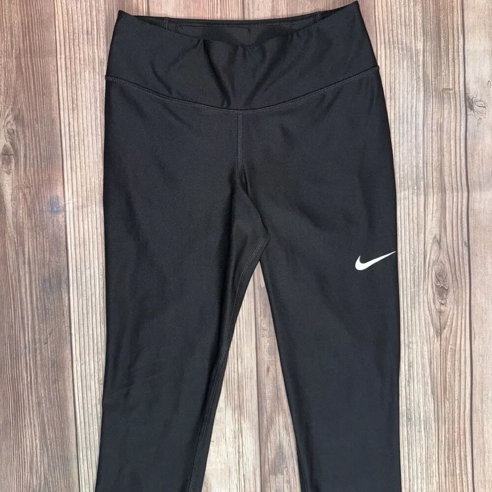 Nike Dri Fit Women's Capri Leggings Black Size Small
